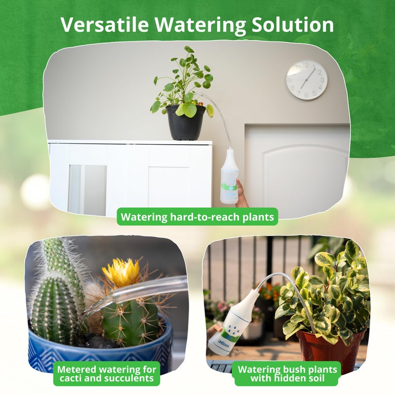 UpBloom - 32 Oz Squeeze Bottle for Hanging Plants, Squirt Bottle/Water Container for Outdoor/Indoor Hanging Plant Made in The USA (Great Alternative for Outdoor/Indoor Watering Can) - Image 2